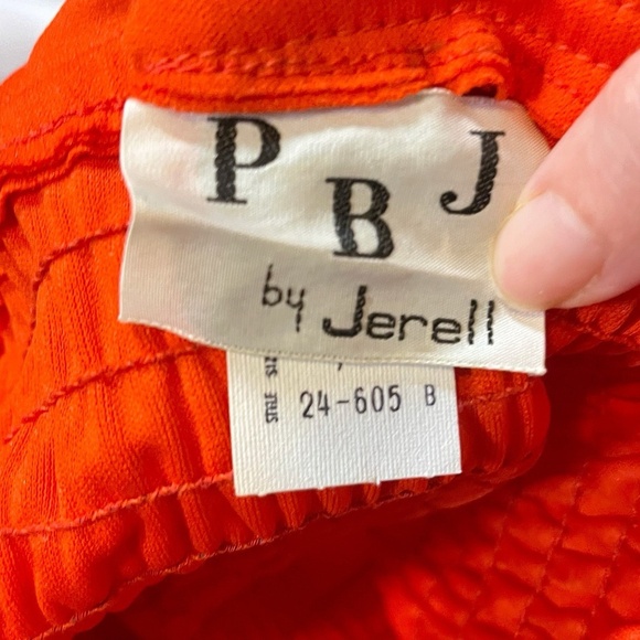 PBJ by Jerell Vintage 70s Tie Front Party Prom Dress Sleeveless Sundress sz 7 - Picture 3 of 10